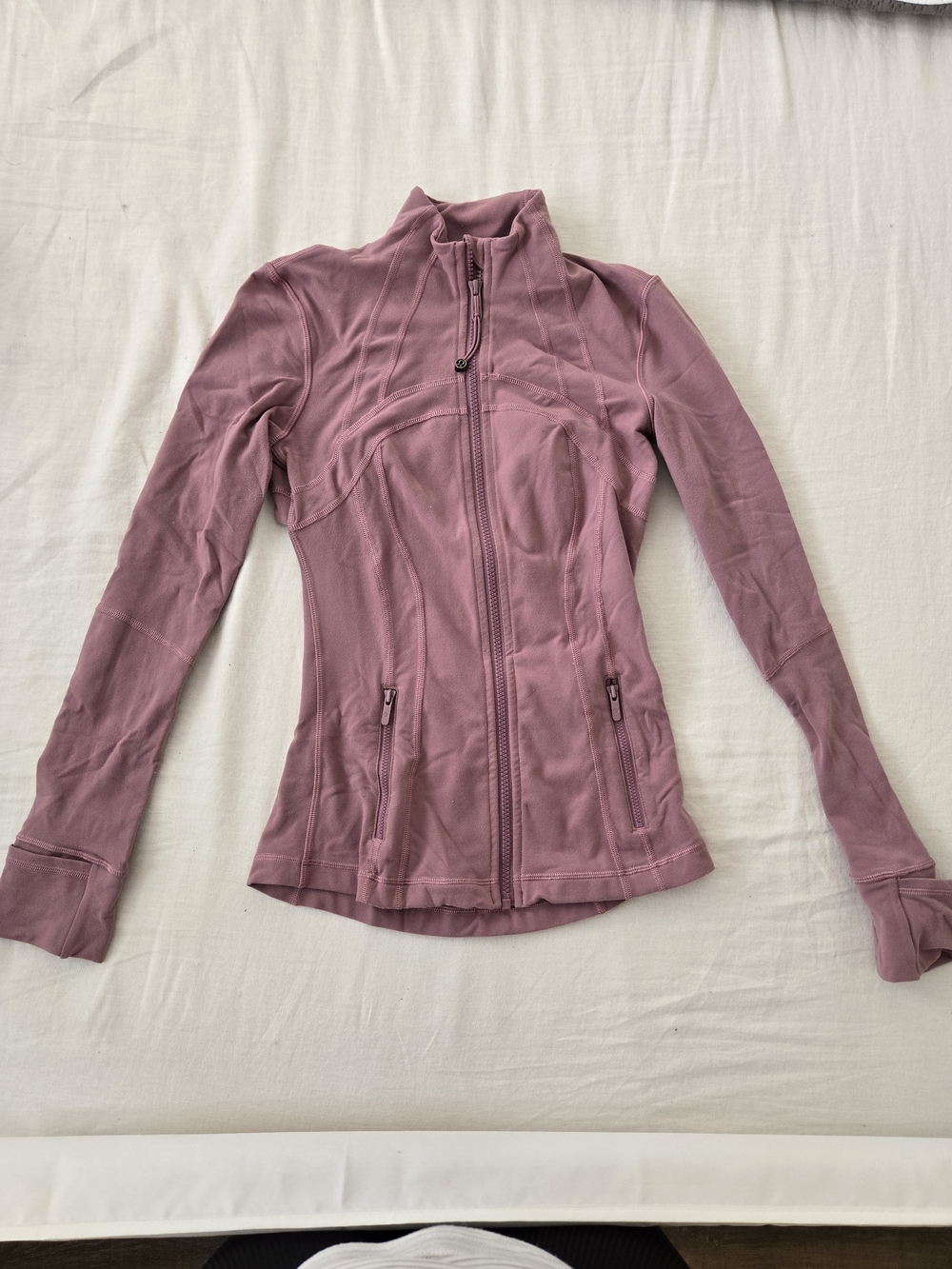 lululemon athletica Mauve Pink Zip-Up Athletic Jacket